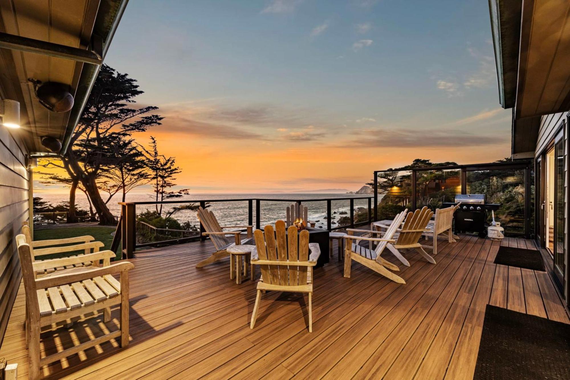 Entire Private Coastal Retreat - Spectacular Ocean Views Whot Tub Villa Montara Luaran gambar