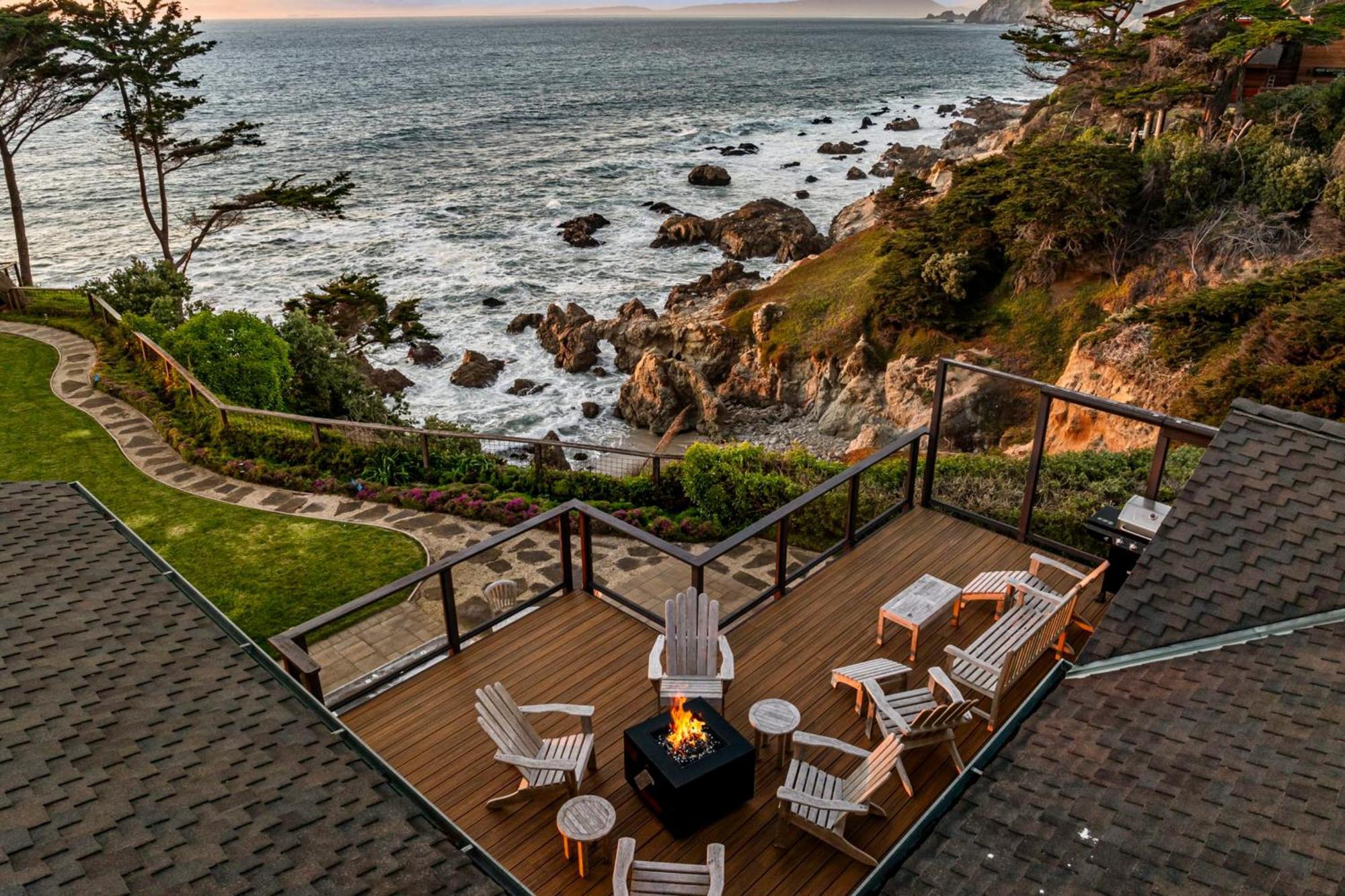 Entire Private Coastal Retreat - Spectacular Ocean Views Whot Tub Villa Montara Luaran gambar